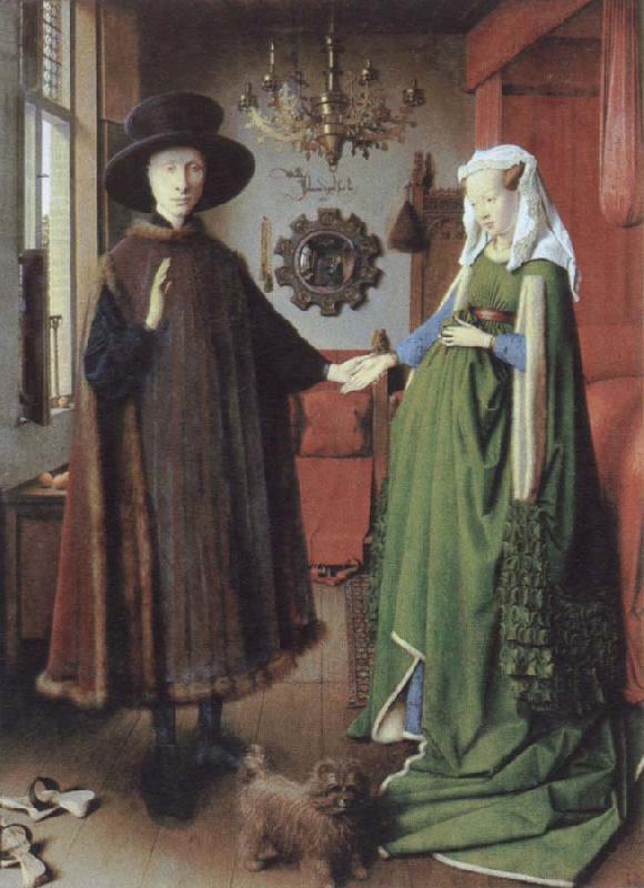Jan Van Eyck Portrait of Giovanni Arnolfini and His Wife